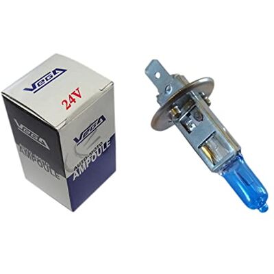 Vega+ 1 ampoule Xénon 'Day Light' 24V H1 70W P14.5s Marque Française Homologuée - Publicité Vega+ 1 ampoule Xénon 'Day Light' 24V H1 70W P14.5s Marque Française Homologuée - Publicité