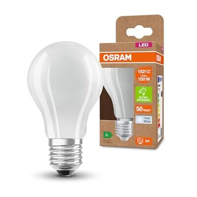 Osram LED SUPERSTAR+ CLASSIC A GL FR 100 avec culot E27, blanche, 7,2 W, 1512 lm, 4000 K, lumière blanc froid, jusqu'à 60% d'économie d'énergie par rapport aux standard, lot de 6 - Publicité Osram LED SUPERSTAR+ CLASSIC A GL FR 100 avec culot E27, blanche, 7,2 W, 1512 lm, 4000 K, lumière blanc froid, jusqu'à 60% d'économie d'énergie par rapport aux standard, lot de 6 - Publicité