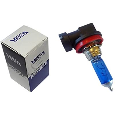 Vega+ 1 ampoule Xénon 'Day Light' H11 100W PGJ19-2 Lumière du jour Super White Marque Française 12V - Publicité Vega+ 1 ampoule Xénon 'Day Light' H11 100W PGJ19-2 Lumière du jour Super White Marque Française 12V - Publicité