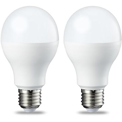 Amazon Basics AmazonBasics E27 LED Ampoule 14W Blanc Chaud - Ampoule LED - Publicité Amazon Basics AmazonBasics E27 LED Ampoule 14W Blanc Chaud - Ampoule LED - Publicité
