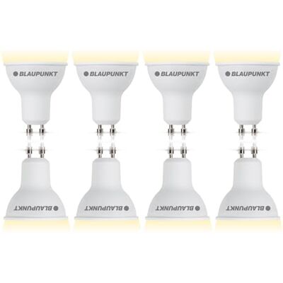 Blaupunkt GU10 Lampe LED 5W (50W) 500 lumens 2700K Blanc Chaud, Lot de 8 - Publicité Blaupunkt GU10 Lampe LED 5W (50W) 500 lumens 2700K Blanc Chaud, Lot de 8 - Publicité