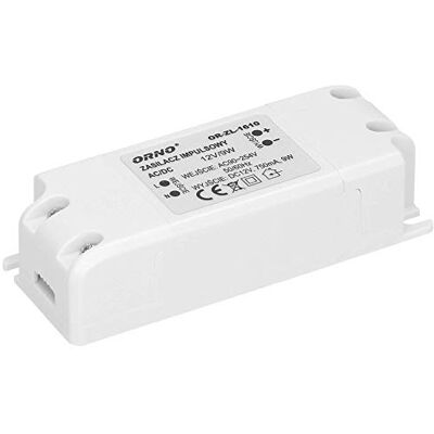ORNO - OR-ZL-1610 - 12V DC - 0.75A - alimentation LED - Publicité ORNO - OR-ZL-1610 - 12V DC - 0.75A - alimentation LED - Publicité