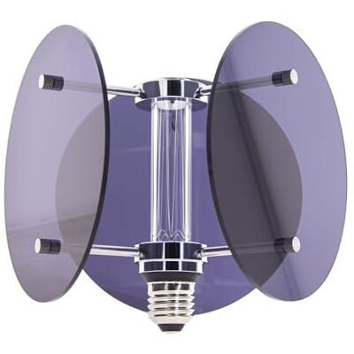 Xanlite Ampoule Vintage 70'S Ronde Filament LED, Culot E27, 180 Lumens, Conso 4W, 1800 Kelvin, Blanc Chaud, Noire - Publicité Xanlite Ampoule Vintage 70'S Ronde Filament LED, Culot E27, 180 Lumens, Conso 4W, 1800 Kelvin, Blanc Chaud, Noire - Publicité