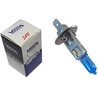 Vega+ 1 ampoule Xénon 'Day Light' 24V H1 100W P14.5s Marque Française - Publicité Vega+ 1 ampoule Xénon 'Day Light' 24V H1 100W P14.5s Marque Française - Publicité