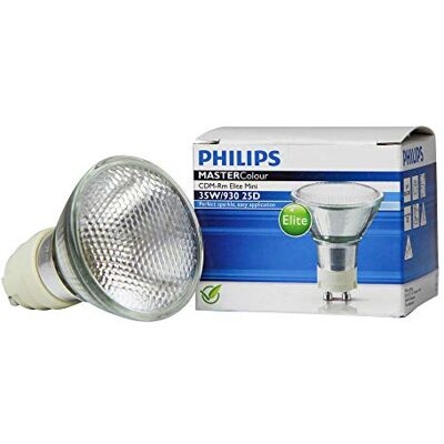 Philips MASTERColour GX10 CDM-RM Elite Mini 35W 25D 930 Blanc Chaud Meilleur rendu des couleurs - Publicité Philips MASTERColour GX10 CDM-RM Elite Mini 35W 25D 930 Blanc Chaud Meilleur rendu des couleurs - Publicité