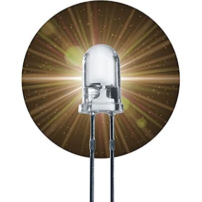 Lumetheus 20x LED Diodes électroluminescentes 5mm couleur Blanc Chaud Ultra-lumineux 10.000 mcd 2-3V 2 Pin LEDs Ampoule Diode à souder - Publicité Lumetheus 20x LED Diodes électroluminescentes 5mm couleur Blanc Chaud Ultra-lumineux 10.000 mcd 2-3V 2 Pin LEDs Ampoule Diode à souder - Publicité