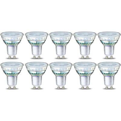 Ampoule LED GU10 Amazon Basics - Clair, 4W, Non dimmable - Publicité Ampoule LED GU10 Amazon Basics - Clair, 4W, Non dimmable - Publicité
