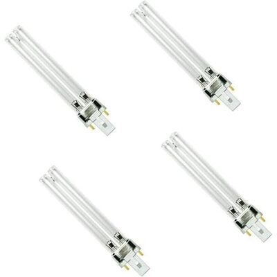 MARINE COLOR Lampe à Ampoule UV 4 pièces 5w 7w 9w 11w 13w, Ampoule de Remplacement pour Ampoules de Remplacement UV PLS pour Filtre d'étang UVC et clarificateurs (9) - Publicité MARINE COLOR Lampe à Ampoule UV 4 pièces 5w 7w 9w 11w 13w, Ampoule de Remplacement pour Ampoules de Remplacement UV PLS pour Filtre d'étang UVC et clarificateurs (9) - Publicité