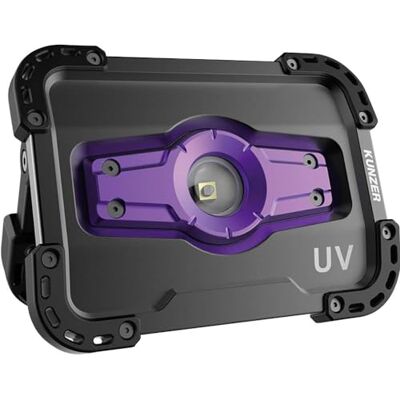 Kunzer PL-2 UV Ampoule UV, LED Projecteur à batterie 400 lm - Publicité Kunzer PL-2 UV Ampoule UV, LED Projecteur à batterie 400 lm - Publicité