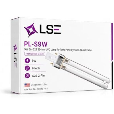 Lse Lighting Ampoule UV de rechange 9 W compatible pour Tetra Pond - Publicité Lse Lighting Ampoule UV de rechange 9 W compatible pour Tetra Pond - Publicité
