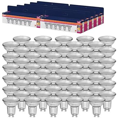 Osram LED Star VALUE PAR16, pack avantage de 60 lampes, remplace les ampoules réflecteurs 50W classiques, blanc chaud (2700K), 4.3W, GU10, verre filament, non dimmable - Publicité Osram LED Star VALUE PAR16, pack avantage de 60 lampes, remplace les ampoules réflecteurs 50W classiques, blanc chaud (2700K), 4.3W, GU10, verre filament, non dimmable - Publicité