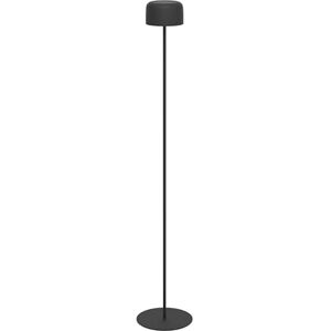 Eglo Lampadaire solaire Roccanova, lampe sur pied extérieure sans fil, luminaire tactile à intensité variable, pour terrasse et balcon, acier noir, blanc chaud, IP44 - Publicité Eglo Lampadaire solaire Roccanova, lampe sur pied extérieure sans fil, luminaire tactile à intensité variable, pour terrasse et balcon, acier noir, blanc chaud, IP44 - Publicité