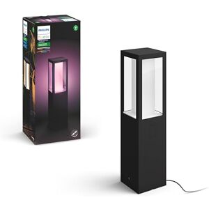Philips White & Color Ambiance Borne Extérieure IMPRESS Extension aluminium Noir, fonctionne avec Alexa, Google Assistant et Apple Homekit - Publicité Philips White & Color Ambiance Borne Extérieure IMPRESS Extension aluminium Noir, fonctionne avec Alexa, Google Assistant et Apple Homekit - Publicité