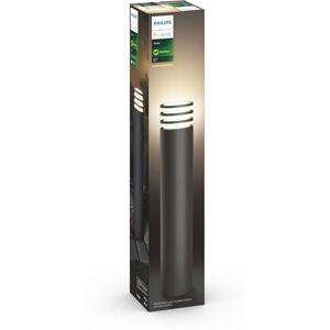 Philips White LUCCA Potelet extérieur 1x9.5W Anthracite, fonctionne avec Alexa, Google Assistant et Apple Homekit - Publicité Philips White LUCCA Potelet extérieur 1x9.5W Anthracite, fonctionne avec Alexa, Google Assistant et Apple Homekit - Publicité