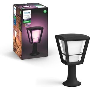 Philips White & Color Ambiance ECONIC Borne extérieure, Noire, fonctionne avec Alexa, Google Assistant et Apple Homekit - Publicité Philips White & Color Ambiance ECONIC Borne extérieure, Noire, fonctionne avec Alexa, Google Assistant et Apple Homekit - Publicité