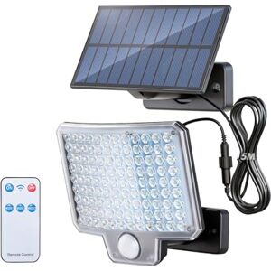 GRIFEMA GD201, Lampes de Sécurité Solaires d'Extérieur avec Détecteur de Mouvement, 3 Modes Et Télécommande Lampes de Jardin Solaires d'Extérieur Étanches IP65 pour Jardin, Cour, Allée - Publicité GRIFEMA GD201, Lampes de Sécurité Solaires d'Extérieur avec Détecteur de Mouvement, 3 Modes Et Télécommande Lampes de Jardin Solaires d'Extérieur Étanches IP65 pour Jardin, Cour, Allée - Publicité