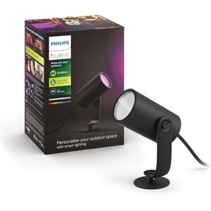 Philips White and Color Ambiance spot extérieur led sur piquet de jardin Lily, Extension: Éclairage extérieur connecté, Compatible avec Alexa, Google Assistant et Apple HomeKit - Publicité Philips White and Color Ambiance spot extérieur led sur piquet de jardin Lily, Extension: Éclairage extérieur connecté, Compatible avec Alexa, Google Assistant et Apple HomeKit - Publicité