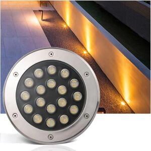 GUODDM Spots LED De Paysage Au Sol Spots Extérieurs Enterrés 24 V, Spots LED Encastrés, Projecteurs Au Sol, Lampadaire LED Extérieur Étanche IP67, Éclairage De Cour De Jardin De Pelouse(White,24W(24V)) - Publicité GUODDM Spots LED De Paysage Au Sol Spots Extérieurs Enterrés 24 V, Spots LED Encastrés, Projecteurs Au Sol, Lampadaire LED Extérieur Étanche IP67, Éclairage De Cour De Jardin De Pelouse(White,24W(24V)) - Publicité