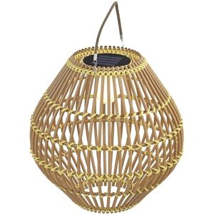 Outsunny Lampe solaire de jardin en rotin Lampe solaire étanche avec capteur de lumière Lampe de jardin LED avec design tambour Pour terrasse, balcon, acier Jaune - Publicité Outsunny Lampe solaire de jardin en rotin Lampe solaire étanche avec capteur de lumière Lampe de jardin LED avec design tambour Pour terrasse, balcon, acier Jaune - Publicité