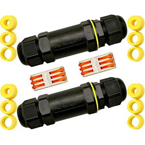 janaa ® Boite Derivation Étanche IP68 2 Voies + Bornes Automatiques Boitier Jonction Électrique Extérieur Jardin Spots LED Piscine SANS OUTILS GARANTIE À VIE - Publicité janaa ® Boite Derivation Étanche IP68 2 Voies + Bornes Automatiques Boitier Jonction Électrique Extérieur Jardin Spots LED Piscine SANS OUTILS GARANTIE À VIE - Publicité