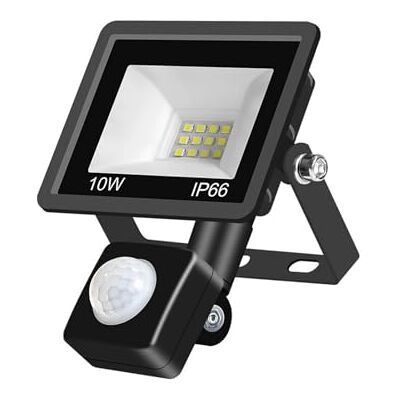 MINING Projecteurs extérieurs, IP66 LED Réflecteur Projecteur Étanche Projecteur PIR Capteur De Mouvement Extérieur Éclairage De Jardin Blanc Froid LED Extérieur Lampadaire(10W) - Publicité MINING Projecteurs extérieurs, IP66 LED Réflecteur Projecteur Étanche Projecteur PIR Capteur De Mouvement Extérieur Éclairage De Jardin Blanc Froid LED Extérieur Lampadaire(10W) - Publicité