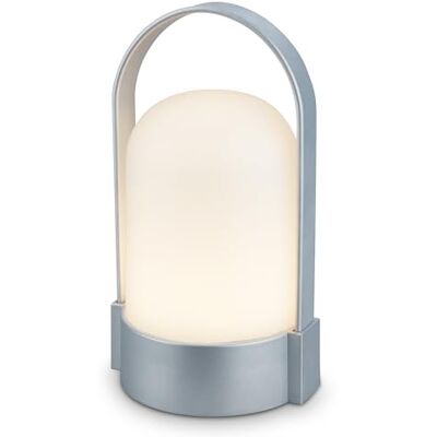 B.K.LICHT Lampe de table LED sans fil blanche - Éclairage avec variateur tactile - Publicité B.K.LICHT Lampe de table LED sans fil blanche - Éclairage avec variateur tactile - Publicité