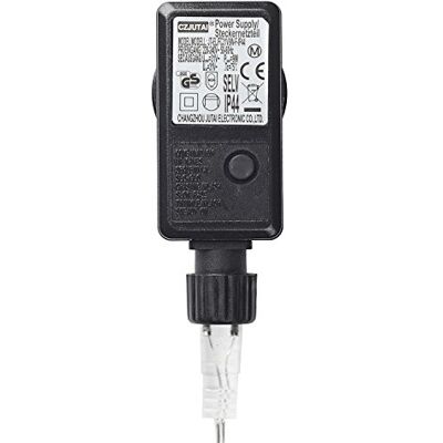 Lights4fun 31V IP44 GS Prise avec fonction minuteur, câble de 5 m exclusivement compatible avec la série Essential - Publicité Lights4fun 31V IP44 GS Prise avec fonction minuteur, câble de 5 m exclusivement compatible avec la série Essential - Publicité