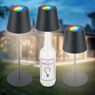 B.K.LICHT Lampe extérieure à batterie LED - Lampe LED extérieure - Publicité B.K.LICHT Lampe extérieure à batterie LED - Lampe LED extérieure - Publicité