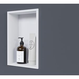 Bernstein Niche Murale Douche Blanche à Rebord 20x30x10cm Acier Inoxydable étagère encastrée Salle de Bain, Anti-Rouille, étanche, Installation Facile NT203010X - Publicité Bernstein Niche Murale Douche Blanche à Rebord 20x30x10cm Acier Inoxydable étagère encastrée Salle de Bain, Anti-Rouille, étanche, Installation Facile NT203010X - Publicité