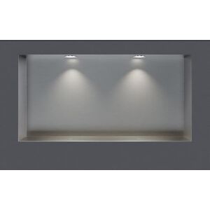 Bernstein Niche Murale Douche sans Rebord Chrome 30x60x10cm Acier Inoxydable étagère encastrée Salle de Bain + 2 Spots LED Chrome, Anti-Rouille, étanche, Installation Facile NT306010X - Publicité Bernstein Niche Murale Douche sans Rebord Chrome 30x60x10cm Acier Inoxydable étagère encastrée Salle de Bain + 2 Spots LED Chrome, Anti-Rouille, étanche, Installation Facile NT306010X - Publicité