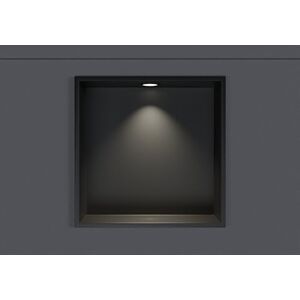 Bernstein Niche Murale Douche à Rebord Noire 30x30x10cm Acier Inoxydable étagère encastrée Salle de Bain + 1 Spot LED Noir Mat, Anti-Rouille, étanche, Installation Facile NT303010X - Publicité Bernstein Niche Murale Douche à Rebord Noire 30x30x10cm Acier Inoxydable étagère encastrée Salle de Bain + 1 Spot LED Noir Mat, Anti-Rouille, étanche, Installation Facile NT303010X - Publicité