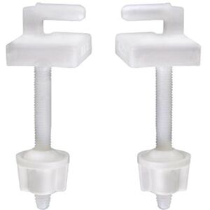 CONMETAL - 2-piece Toilet Seat Hinge with Support - Transparent - Hinge - Publicité CONMETAL - 2-piece Toilet Seat Hinge with Support - Transparent - Hinge - Publicité