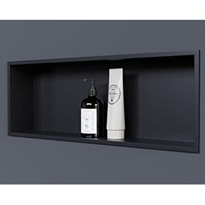 Bernstein Niche Murale Douche Noire à Rebord 20x60x10cm Acier Inoxydable étagère encastrée Salle de Bain, Anti-Rouille, étanche, Installation Facile NT206010X - Publicité Bernstein Niche Murale Douche Noire à Rebord 20x60x10cm Acier Inoxydable étagère encastrée Salle de Bain, Anti-Rouille, étanche, Installation Facile NT206010X - Publicité