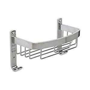 Croydex Grande Panier à Douche en Aluminium Courbé Rangement Salle de Bain - Publicité Croydex Grande Panier à Douche en Aluminium Courbé Rangement Salle de Bain - Publicité