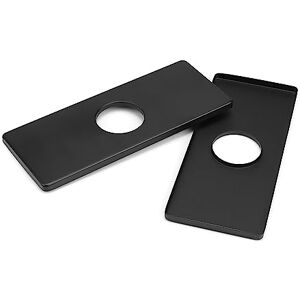 PARFCO 2 Pièces Tapis Evier Cuisine, Plaque de Robinet Noir, Plaque de Base de Robinet en Acier Inoxydable, Convient aux Robinets de Salle de Bain et de Cuisine - Publicité PARFCO 2 Pièces Tapis Evier Cuisine, Plaque de Robinet Noir, Plaque de Base de Robinet en Acier Inoxydable, Convient aux Robinets de Salle de Bain et de Cuisine - Publicité