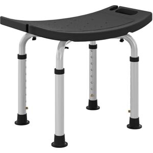 Tabouret de Douche en Aluminium HOMCOM - Hauteur Réglable - Siège de Bain Antidérapant - Noir - Publicité Tabouret de Douche en Aluminium HOMCOM - Hauteur Réglable - Siège de Bain Antidérapant - Noir - Publicité