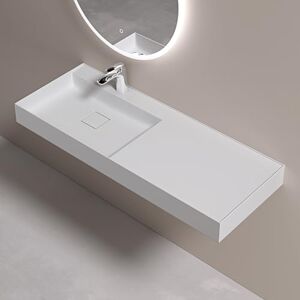 Doporro Colossum630 120×46×12 cm fonte minérale blanc mat - Évier - Publicité Doporro Colossum630 120×46×12 cm fonte minérale blanc mat - Évier - Publicité