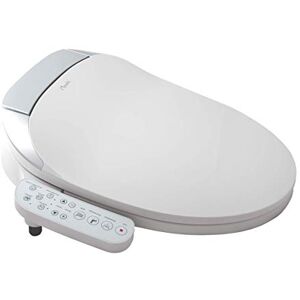 Nashi Bidet pour WC   Siège de toilette avec jet d'eau   Eau chaude, pression et température réglables   Sécheur à air chaud   Chauffable   WC japonais intelligent   Compact PRO, Autoportant - Publicité