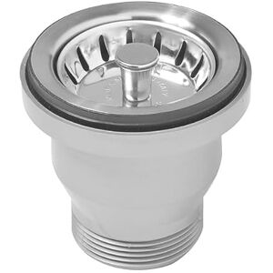 Schläfer 3439715 Drain 70 mm pour évier de cuisine, évier de salle de bain, évier sans trop-plein, compatible avec siphon 1 1/2, évier Diam 60mm, bouchon de panier en acier inoxydable - Publicité Schläfer 3439715 Drain 70 mm pour évier de cuisine, évier de salle de bain, évier sans trop-plein, compatible avec siphon 1 1/2, évier Diam 60mm, bouchon de panier en acier inoxydable - Publicité