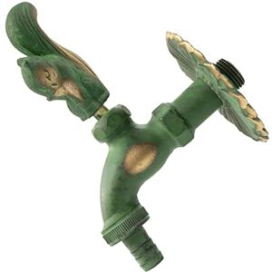 AERZETIX Cannelle Murale Robinet d'Évier 1/2'' Écureuil à Manette Antique Rétro Décorative Fontaine Ornement Salle de Bain Vintage Robinetterie Jardin en Laiton Vieilli Vert - Publicité AERZETIX Cannelle Murale Robinet d'Évier 1/2'' Écureuil à Manette Antique Rétro Décorative Fontaine Ornement Salle de Bain Vintage Robinetterie Jardin en Laiton Vieilli Vert - Publicité