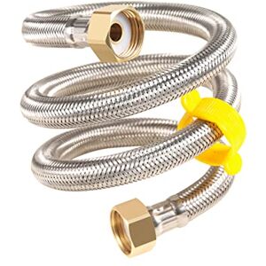 Qrity 2 Pièces G 1/2" x G 1/2" Tuyau Flexible Tressé en Acier Inoxydable Tuyau de Plomberie d'Eau pour Salle de Bains Robinets de Toilettes Évier de Cuisine Tuyaux d'Entrée d'Eau, 40cm - Publicité Qrity 2 Pièces G 1/2" x G 1/2" Tuyau Flexible Tressé en Acier Inoxydable Tuyau de Plomberie d'Eau pour Salle de Bains Robinets de Toilettes Évier de Cuisine Tuyaux d'Entrée d'Eau, 40cm - Publicité
