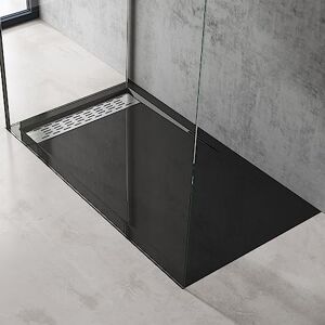 Doporro - Xetro04 - Noir - Receveur de douche - Publicité Doporro - Xetro04 - Noir - Receveur de douche - Publicité