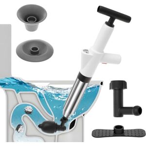 KTCINA Ventouse WC 57 x 17,5 x 6,5 cm scellée par ballon ergonomique déboucheur de tuyau d'air comprimé joint de vidange pompe bouton de ventilation pour toilettes lavabo baignoire - Publicité KTCINA Ventouse WC 57 x 17,5 x 6,5 cm scellée par ballon ergonomique déboucheur de tuyau d'air comprimé joint de vidange pompe bouton de ventilation pour toilettes lavabo baignoire - Publicité
