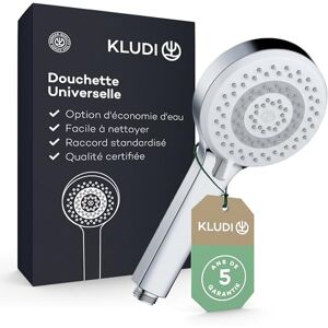Tête de douche Kludi X1 - Économiseur d'eau, 3 modes de jet - Publicité Tête de douche Kludi X1 - Économiseur d'eau, 3 modes de jet - Publicité