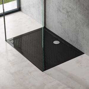 DOPORRO - Lucia02AR - Noir - 80x100 cm - Shower Tray - Publicité DOPORRO - Lucia02AR - Noir - 80x100 cm - Shower Tray - Publicité