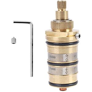 WATFOERS Cartouche thermostatique pour douche en laiton pour salle de bain et poignée pour mitigeur vanne mélangeur de douche bar mélangeur douche douche vanne mélangeur - Publicité WATFOERS Cartouche thermostatique pour douche en laiton pour salle de bain et poignée pour mitigeur vanne mélangeur de douche bar mélangeur douche douche vanne mélangeur - Publicité