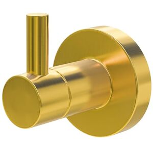 Amig Patère de salle de bain Mod. Gorliz-5 Crochet mural avec vis incluses 46 x 55 x 52 mm Acier inoxydable et Zamak Or mat - Publicité Amig Patère de salle de bain Mod. Gorliz-5 Crochet mural avec vis incluses 46 x 55 x 52 mm Acier inoxydable et Zamak Or mat - Publicité