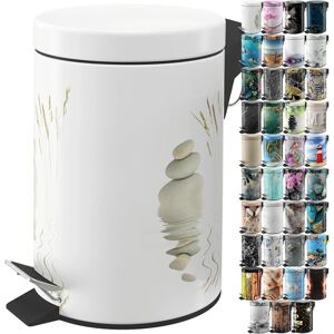 Sanilo Poubelle de Salle de Bain 3L avec système d’abaissement automatique, Nombreuses nouvelles Poubelles à Cosmétiques au choix, Poubelle avec seau intérieur (Balance) - Publicité Sanilo Poubelle de Salle de Bain 3L avec système d’abaissement automatique, Nombreuses nouvelles Poubelles à Cosmétiques au choix, Poubelle avec seau intérieur (Balance) - Publicité