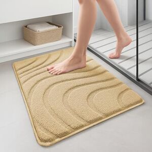 vounot ® Lot de 2 Tapis de Bain Antidérapant Très Doux et Absorbant en Microfibre à Motif Ondulé Lavable Machine Séchage Rapide pour Salle de Bain Douche Baignoire 60x90cm Beige - Publicité vounot ® Lot de 2 Tapis de Bain Antidérapant Très Doux et Absorbant en Microfibre à Motif Ondulé Lavable Machine Séchage Rapide pour Salle de Bain Douche Baignoire 60x90cm Beige - Publicité