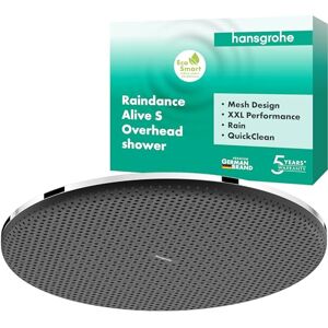 Hansgrohe Raindance Alive S Tête de Douche - Pluie - Chrome - Publicité Hansgrohe Raindance Alive S Tête de Douche - Pluie - Chrome - Publicité